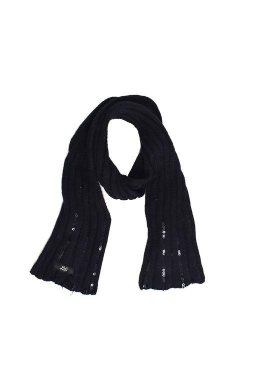 A Black Scarves from Lili Gaufrette in size 6-12M for girl. (Front View)