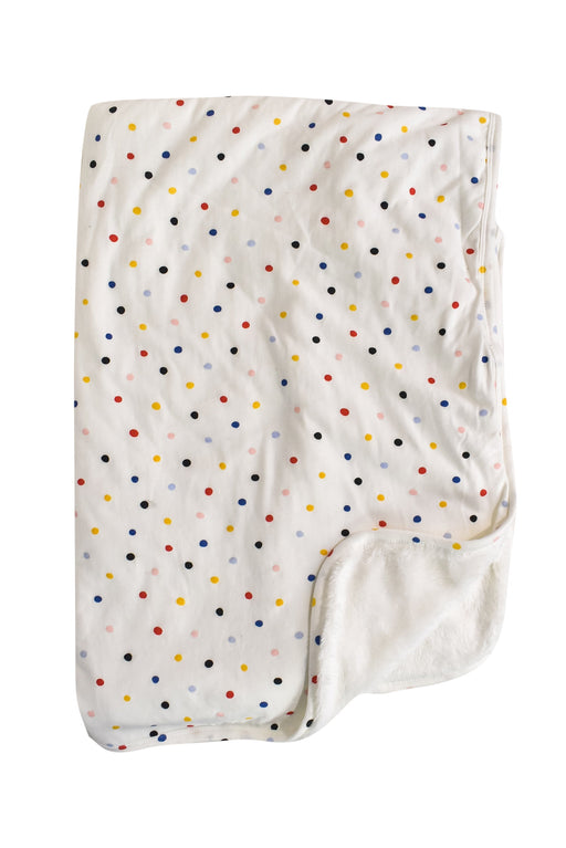 A White Blankets from Seed in size O/S for boy. (Front View)