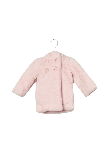 A Pink Lightweight Jackets from Lili Gaufrette in size 3-6M for girl. (Front View)