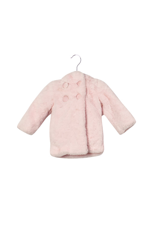 A Pink Lightweight Jackets from Lili Gaufrette in size 3-6M for girl. (Front View)