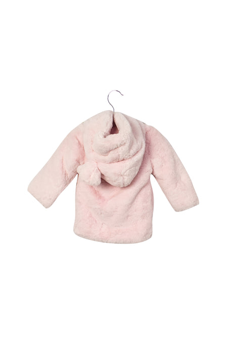 A Pink Lightweight Jackets from Lili Gaufrette in size 3-6M for girl. (Back View)