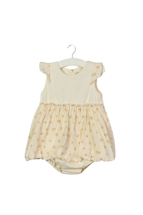 A White Short Sleeves Dresses from Little Marc Jacobs in size 6-12M for girl. (Front View)