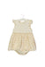 A White Short Sleeves Dresses from Little Marc Jacobs in size 6-12M for girl. (Front View)