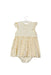 A White Short Sleeves Dresses from Little Marc Jacobs in size 6-12M for girl. (Back View)