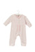 A Pink Long Sleeve Jumpsuits from Petit Bateau in size 6-12M for girl. (Front View)