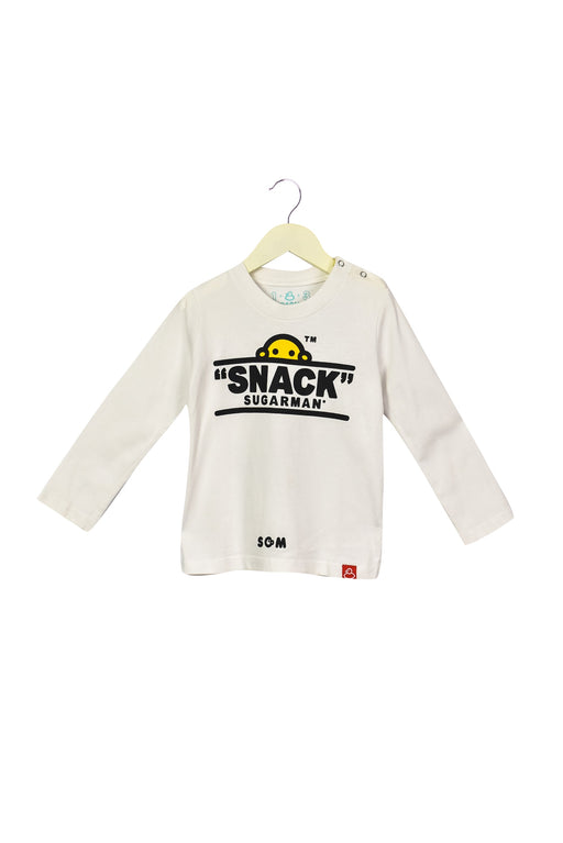 A White Long Sleeve Tops from Sugarman in size 5T for girl. (Front View)