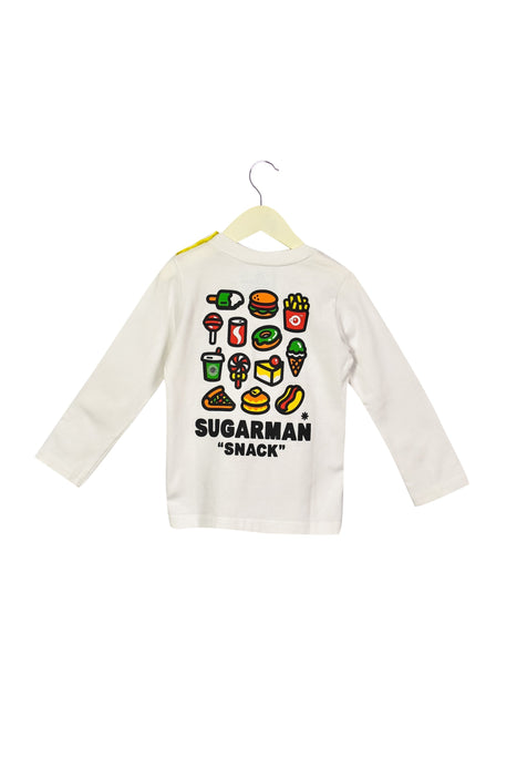 A White Long Sleeve Tops from Sugarman in size 5T for girl. (Back View)