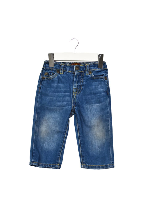 A Blue Jeans from 7 For All Mankind in size 3-6M for boy. (Front View)