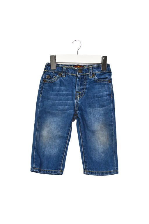 A Blue Jeans from 7 For All Mankind in size 3-6M for boy. (Front View)