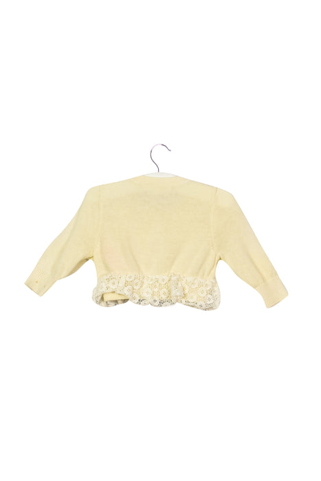 A Yellow Cardigans from Nicholas & Bears in size 3-6M for girl. (Back View)