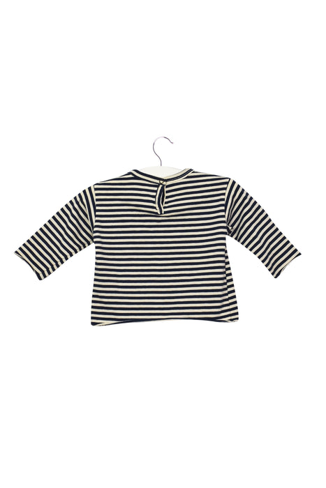 A Blue Long Sleeve Tops from Babe & Tess in size 0-3M for boy. (Back View)