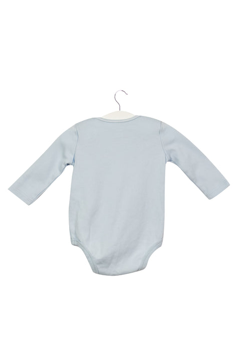 A Blue Long Sleeve Bodysuits from Ralph Lauren in size 0-3M for girl. (Back View)