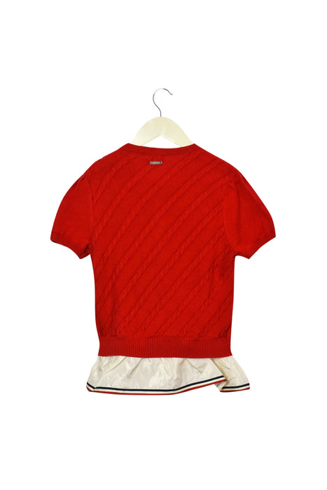 A Red Cardigans from Ferrari in size 10Y for girl. (Back View)