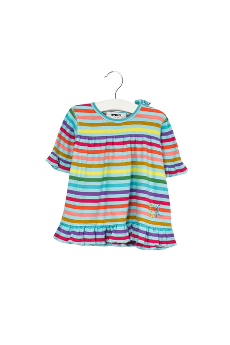 A Mulicolour Short Sleeve Dresses from Rykiel Enfant in size 6-12M for girl. (Front View)