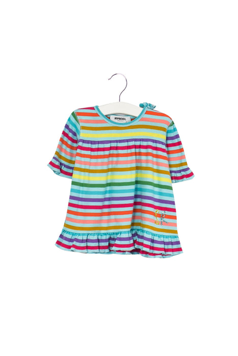 A Multi Short Sleeve Dresses from Rykiel Enfant in size 6-12M for girl. (Front View)
