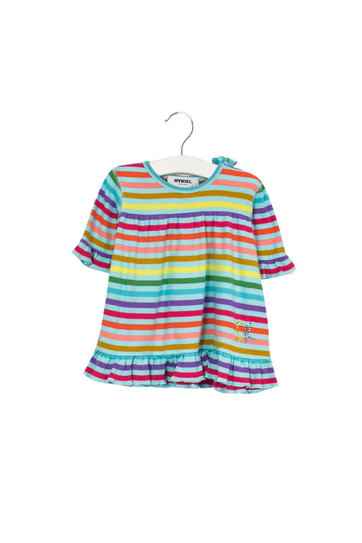 A Multi Short Sleeve Dresses from Rykiel Enfant in size 6-12M for girl. (Front View)