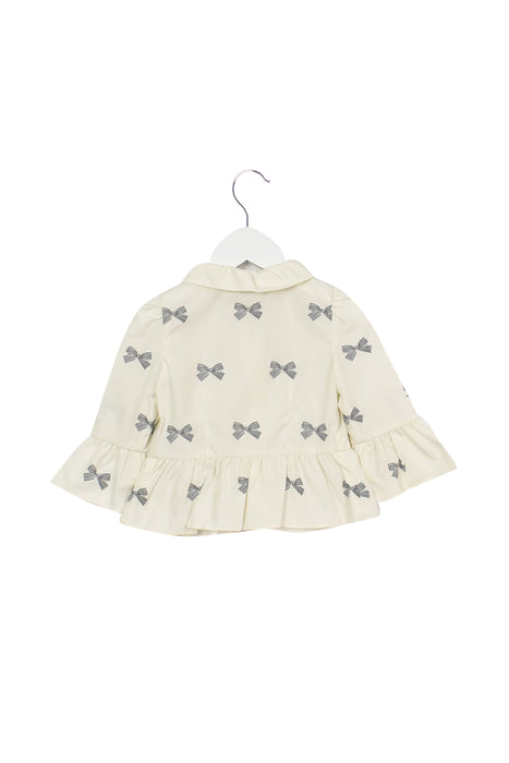 A White Lightweight Jackets from Nicholas & Bears in size 2T for girl. (Back View)