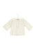 A White Long Sleeve Tops from Bonpoint in size 3-6M for girl. (Front View)