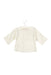 A White Long Sleeve Tops from Bonpoint in size 3-6M for girl. (Back View)