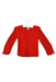 A Red Cardigans from Petit Bateau in size 6-12M for girl. (Front View)