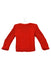 A Red Cardigans from Petit Bateau in size 6-12M for girl. (Back View)