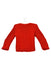 A Red Cardigans from Petit Bateau in size 6-12M for girl. (Back View)