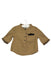 A Brown Long Sleeve Tops from Oaks of Acorn in size 3-6M for girl. (Front View)
