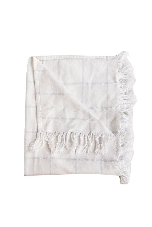 A White Blankets from The Little White Company in size O/S for boy. (Front View)