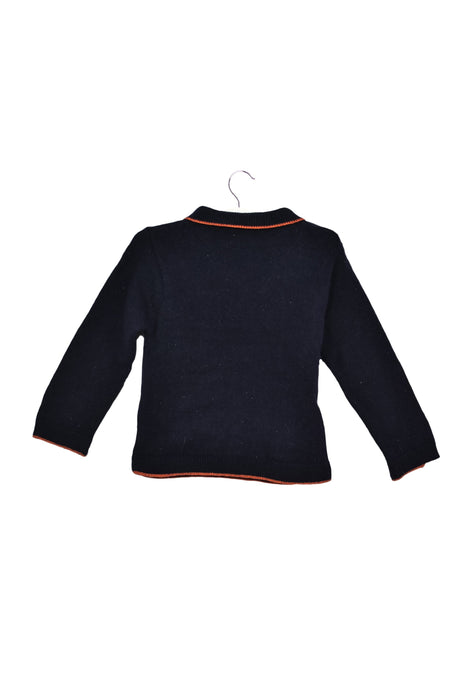 A Navy Knit Sweaters from Jacadi in size 12-18M for boy. (Back View)