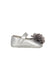 A Silver Flats from Chicco in size 3-6M for girl. (Back View)