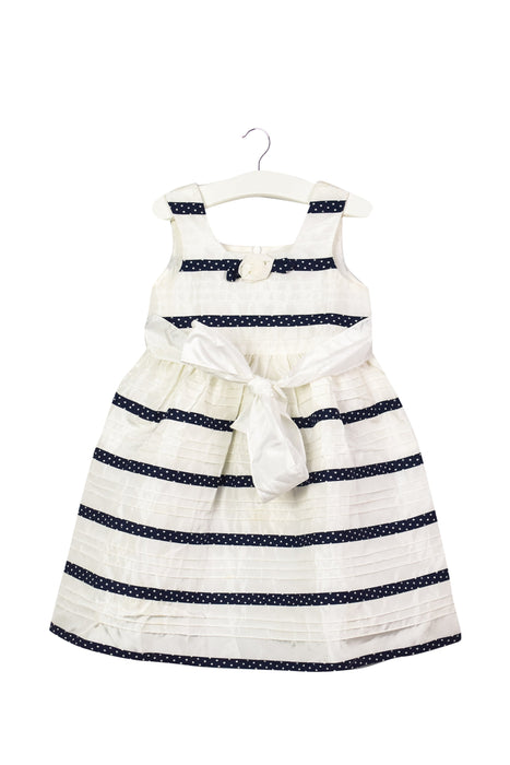 A White Sleeveless Dresses from Nicholas & Bears in size 12-18M for girl. (Front View)