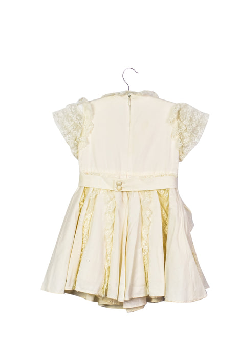 A White Short Sleeve Dresses from Nicholas & Bears in size 12-18M for girl. (Back View)
