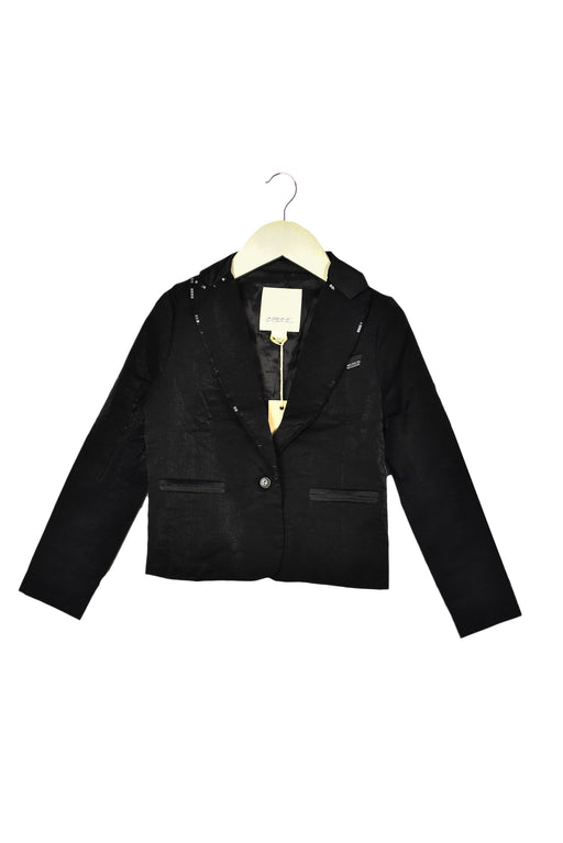 A Black Blazers from Diesel in size 4T for girl. (Front View)