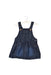 A Navy Overall Dresses from null in size 3-6M for girl. (Front View)