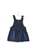 A Navy Overall Dresses from null in size 3-6M for girl. (Back View)