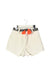 A White Shorts from Gingersnaps in size 10 for girl. (Front View)
