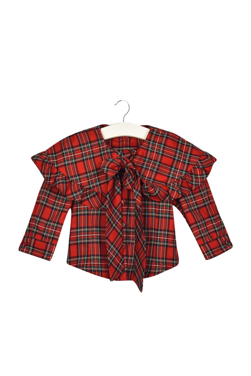A Red Long Sleeve Tops from Nicholas & Bears in size 6-12M for girl. (Front View)
