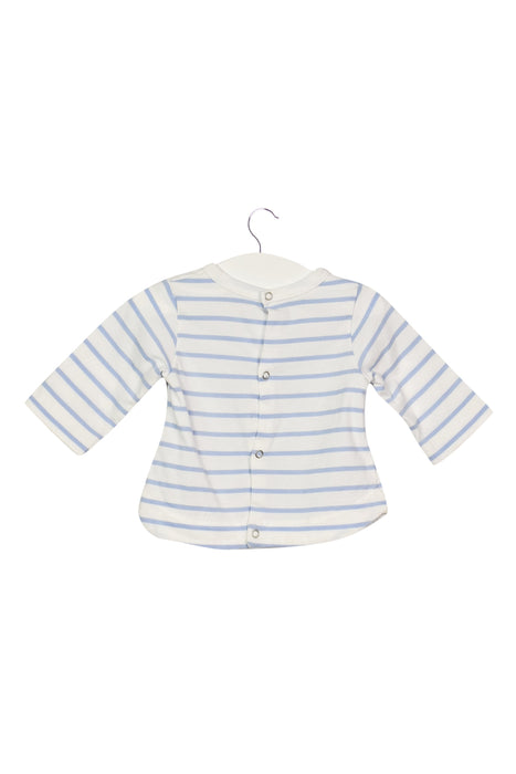 A White Long Sleeve Tops from Jacadi in size 0-3M for girl. (Back View)