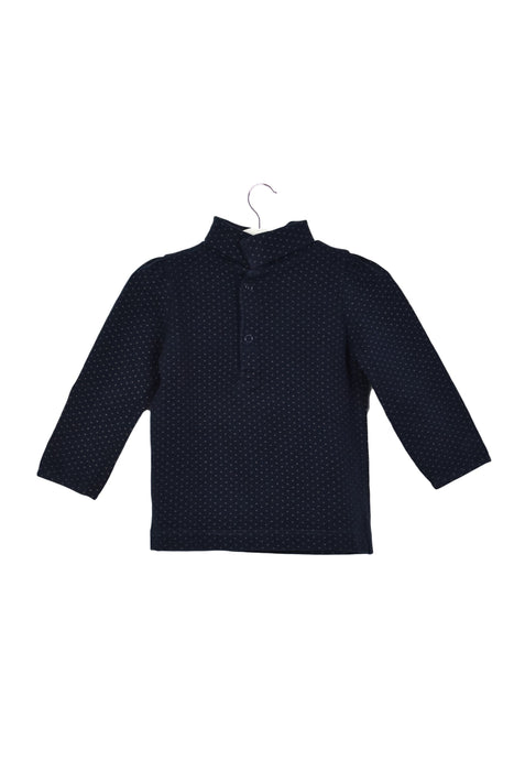 A Grey Long Sleeve Tops from Bout'Chou in size 3-6M for boy. (Back View)