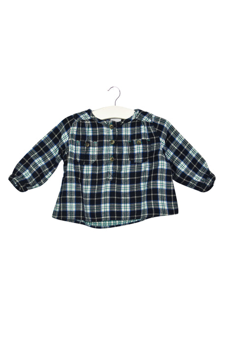 A Multi Long Sleeve Tops from Petit Bateau in size 3-6M for girl. (Front View)