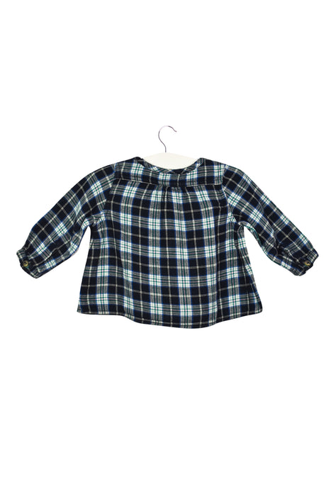 A Multi Long Sleeve Tops from Petit Bateau in size 3-6M for girl. (Back View)