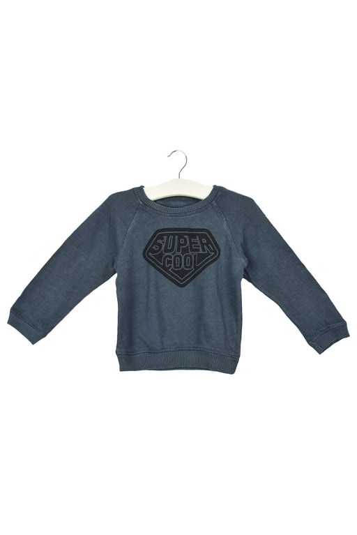 A Blue Crewneck Sweatshirts from Louis Louise in size 3-6M for boy. (Front View)