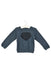A Blue Crewneck Sweatshirts from Louis Louise in size 3-6M for boy. (Front View)