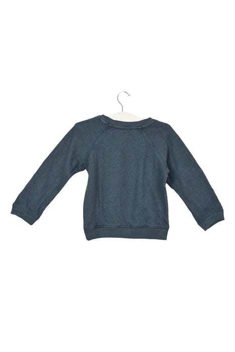 A Blue Crewneck Sweatshirts from Louis Louise in size 3-6M for boy. (Back View)