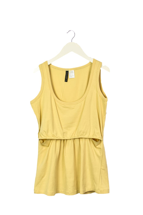 A Beige Sleeveless Tops from Mothers en Vogue in size S for maternity. (Front View)