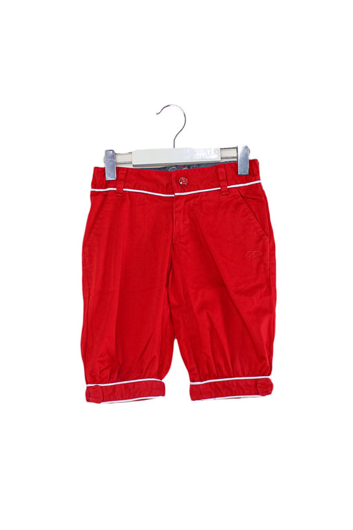 A Red Casual Pants from Tommy Hilfiger in size 3T for boy. (Front View)