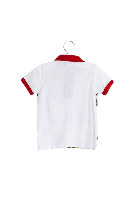 A White Short Sleeve Polos from Little Marc Jacobs in size 12-18M for boy. (Back View)