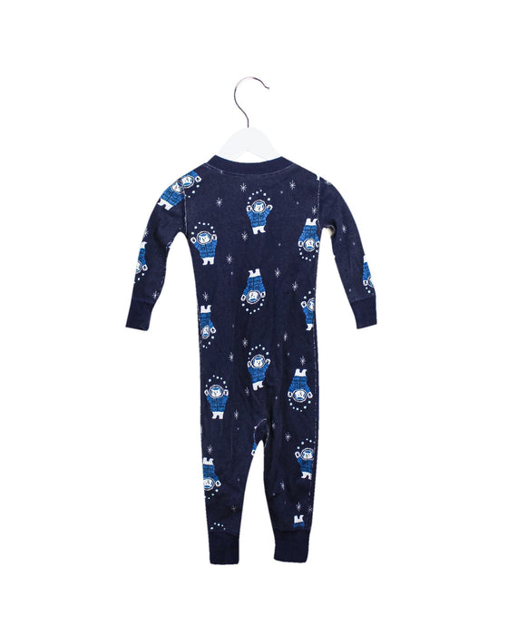 A Navy Long Sleeve Jumpsuits from Hanna Andersson in size 12-18M for boy. (Back View)