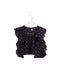 A Purple Short Sleeve Tops from Velveteen in size 4T for girl. (Front View)