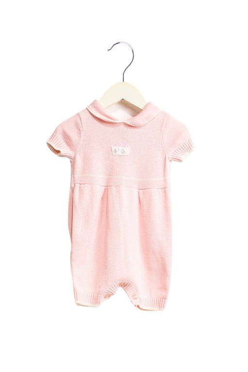 A Pink Rompers from Nicholas & Bears in size 3-6M for girl. (Front View)